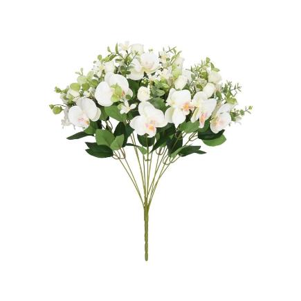 RAMO ORQUIDEAS-CAPULLO X 11-55 CM BLANCO