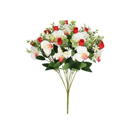 RAMO ORQUIDEAS-CAPULLO X 11-55 CM ROJO