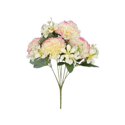 RAMO CLAVEL MIXED X 8-45 CM VIOLETA