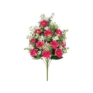 CONJUNTO ROSITAS X11-56 CM FUCSIA