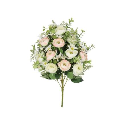 CONJUNTO RANUNCULUS X11-56 CM CREMA