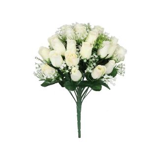 RAMO CAPULLOS SATIN X 32-44 CM BLANCO