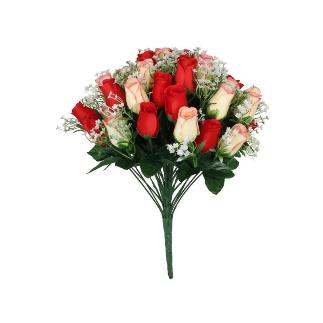 RAMO CAPULLOS SATIN X 32-44 CM ROJO