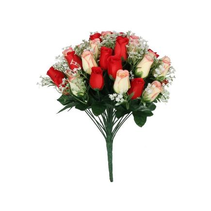 RAMO CAPULLOS SATIN X 32-44 CM ROJO