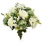 RAMO DE MUM Y ALIUM 35 CM CREMA