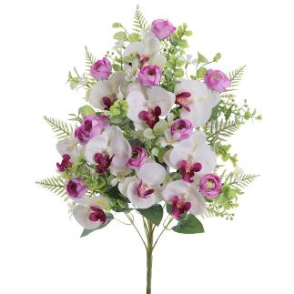 PALMA ORQUIDEAS RANUNCULOS LILA