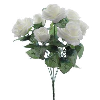 RAMO ROSAS CAPULLOS CREMA