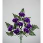 RAMO ROSA FRONTAL X8 45 CM MALVA