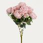 RAMO ROSA/HORTENSIA X9 50X35 CM MALVA
