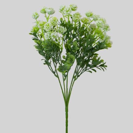 RAMO SEMILLA X 5 33CM BLANCO