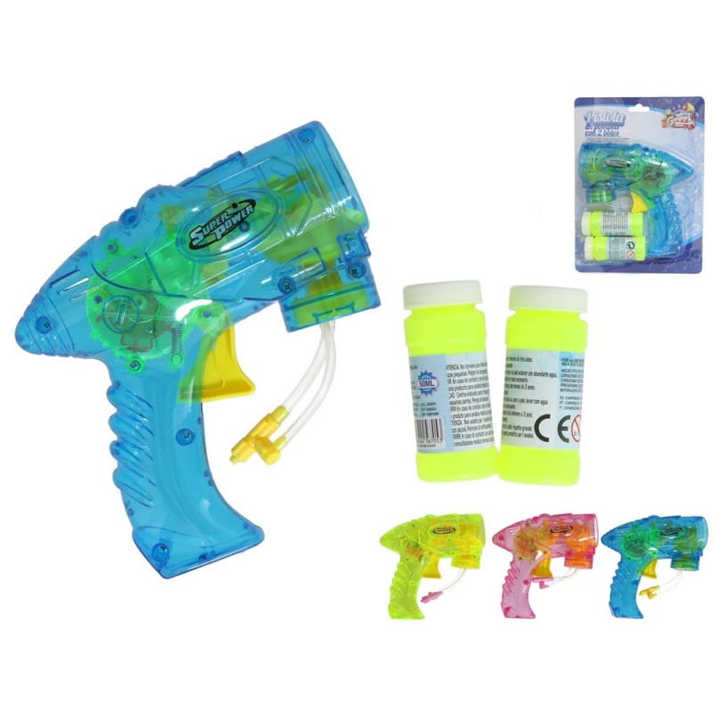 PISTOLA POMPAS C/2 BOTES POMPAS 3 SURT