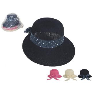 SOMBRERO SEÑORA C/LAZO 29 CM 3STD