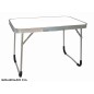 MESA CAMPING BLANCA PLEGABLE BORDE ALU+