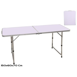 MESA PLEGABLE CAMPING PARIS ALU 150X60X70 CM