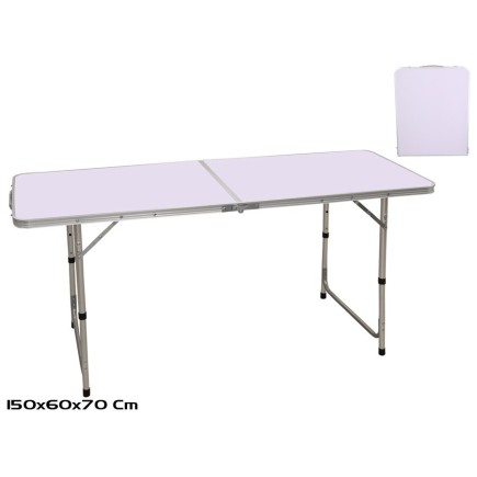 MESA PLEGABLE CAMPING PARIS ALU 150X60X70 CM