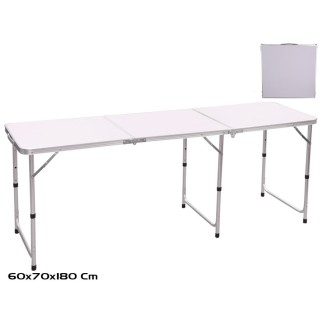 MESA PLEGABLE CAMPING ZEUS ALU 180X60X70 CM