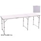MESA PLEGABLE CAMPING ZEUS ALU 180X60X70 CM