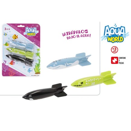 BL JUEGO PISCINA 3 TORPE AQUA WORLD