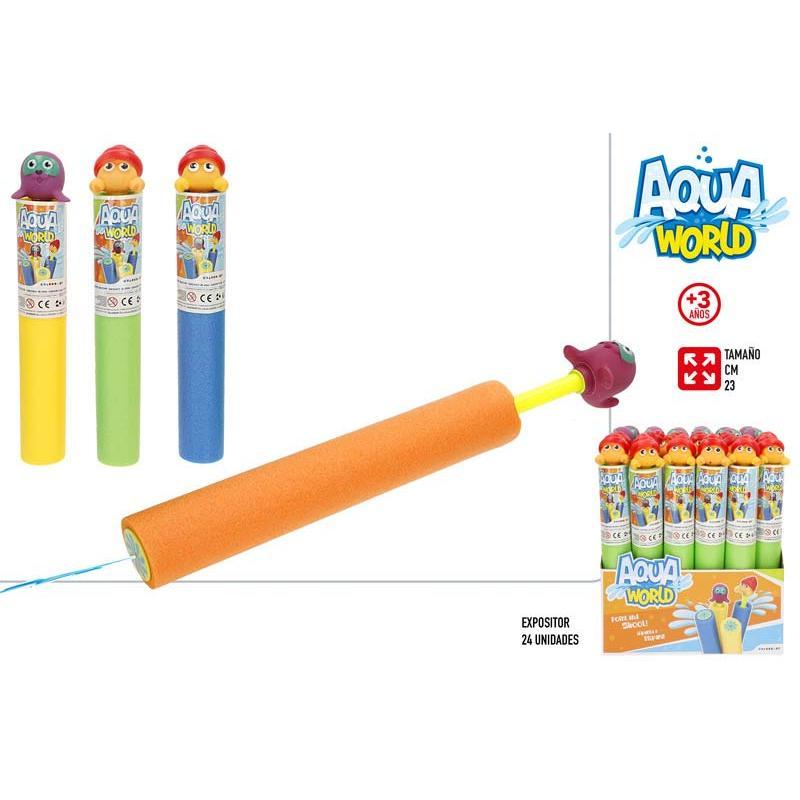 LANZADOR AGUA ESPUMA ANIMAL AQUA WORLD