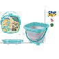 CUBO DE PLAYA PLEGABLE COLOR BEACH