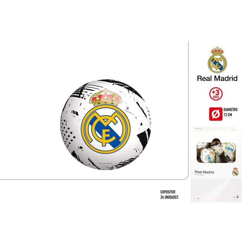 PELOTA PVC D13 CM REAL MADRID