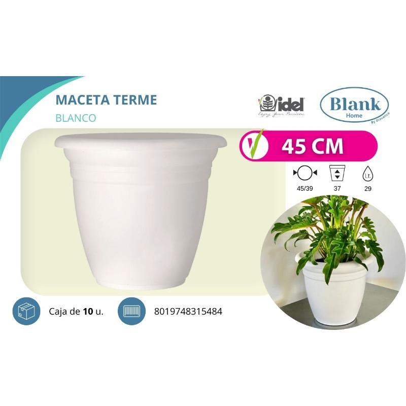 MACETA TERME BLANCA 45 CM