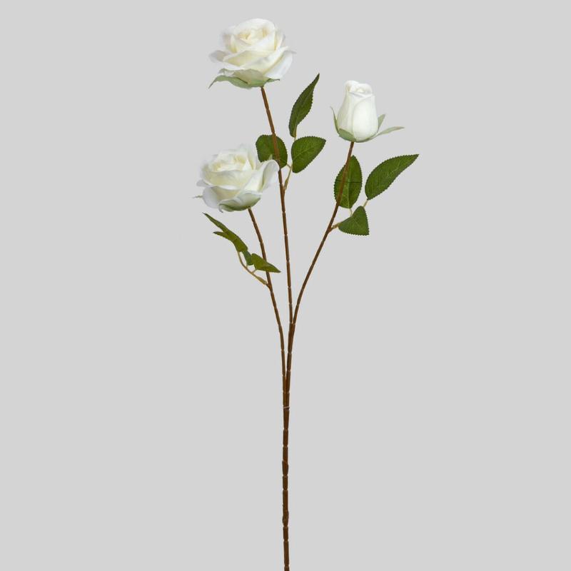 ROSA X 3 70 CM BLANCO