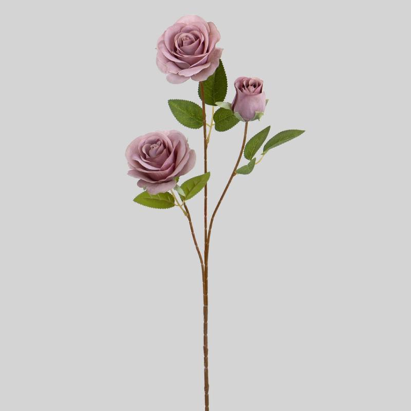 ROSA X 3 70 CM LILA