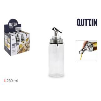 ACEITERA VIDRIO 250 ML C/TAPON QUTT