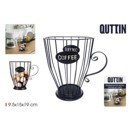 ORGANIZADOR METAL CAPSULA CAFE TAZA QUTTIN