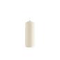 VELA PILLAR CILINDRICA MACIZA COLOR MARFIL 7X15 CM
