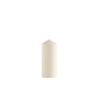 VELA PILLAR CILINDRICA MACIZA COLOR MARFIL 7X10