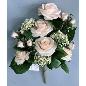 RAMO ENCARADO *12 ROSAS CREMA
