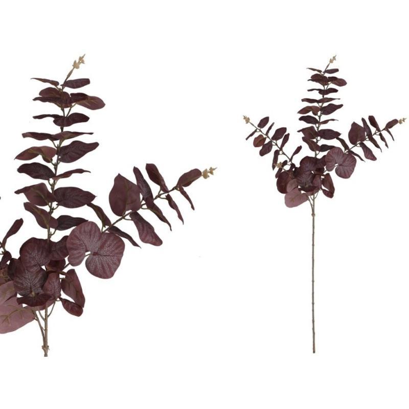 VARA EUCALIPTO 58 LVS 80 CM BURDEOS