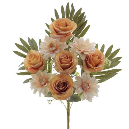 PALMA ROSAS DAHLIAS OCRE