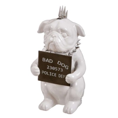 HUCHA PERRO BLANCO 27 CM