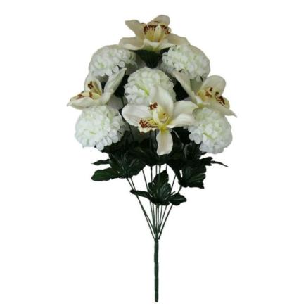 R.CRISANTEMO ORQUIDEA X9 BLANCO