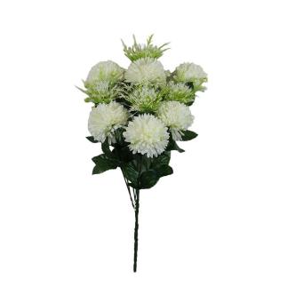 R. CRISTANTEMO POM POM X10 BLANCO