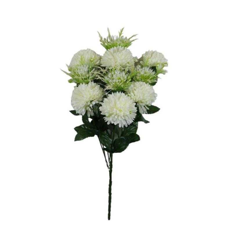 R. CRISTANTEMO POM POM X10 BLANCO
