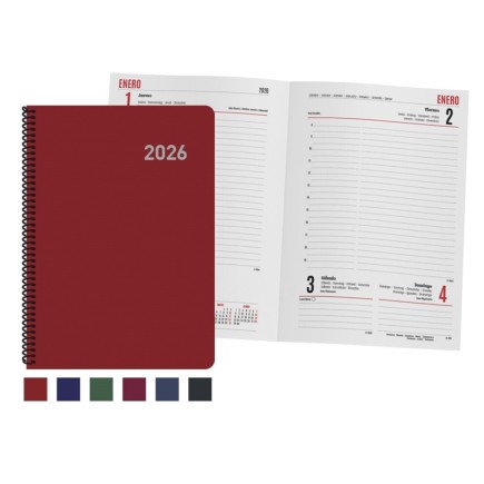 AGENDA PARIS D P 15X21 CON ESPIRAL SURT 2026