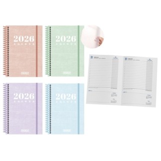 AGENDA ROMA TAPA PP D P 15X21 CON ESPIRAL SURTID