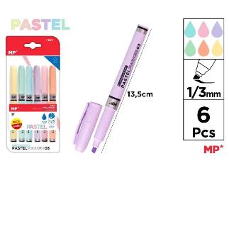 MARCADOR PASTEL 6 UDS PACK AHORRO