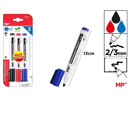 MARCADOR PIZARRA 3 UDS PACK AHORRO