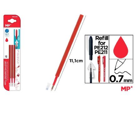 RECAMBIO PARA BOLIGRADO BORRABLE ROJO