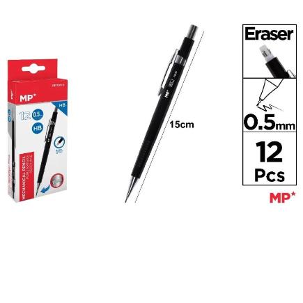 PORTAMINAS METALICO 0.5 MM NEGRO
