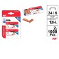 GRAPAS METALICAS BLISTER 24/6 2 X 1000