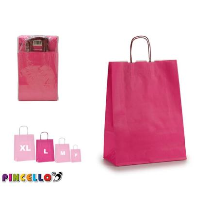 BOLSA PAPEL MAGENTA MED