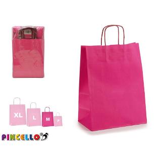 BOLSA PAPEL MAGENTA PEQ