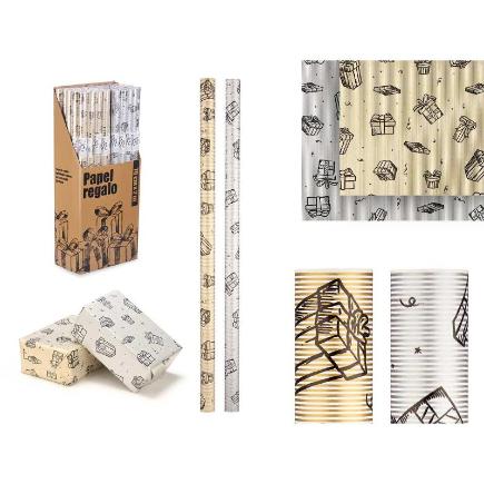 ROLLO PAPEL REGALO 70X200 REGALOS SURT