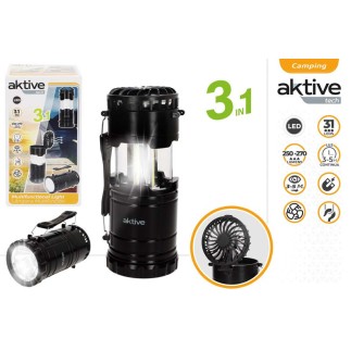 FAROL LINTERNA CAMPING C/VENTILADOR AKTIVE